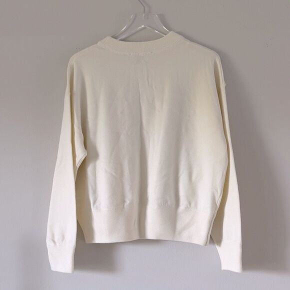 ⭕️ Zara Off-White Knit Top Sweater - Picture 3 of 6